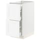 SEKTION / MAXIMERA Base cab with 2 fronts/3 drawers