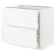 SEKTION / MAXIMERA Base cab with 2 fronts/3 drawers