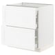 SEKTION / MAXIMERA Base cab with 2 fronts/3 drawers