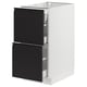SEKTION / MAXIMERA Base cab with 2 fronts/3 drawers