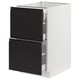SEKTION / MAXIMERA Base cab with 2 fronts/3 drawers