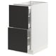 SEKTION / MAXIMERA Base cab with 2 fronts/3 drawers