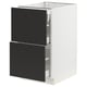 SEKTION / MAXIMERA Base cab with 2 fronts/3 drawers