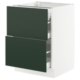 SEKTION / MAXIMERA Base cab with 2 fronts/3 drawers