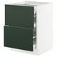 SEKTION / MAXIMERA Base cab with 2 fronts/3 drawers