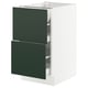 SEKTION / MAXIMERA Base cab with 2 fronts/3 drawers