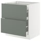 SEKTION / MAXIMERA Base cab with 2 fronts/3 drawers