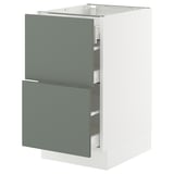 SEKTION / MAXIMERA Base cab with 2 fronts/3 drawers