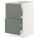 SEKTION / MAXIMERA Base cab with 2 fronts/3 drawers