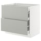 SEKTION / MAXIMERA Base cab with 2 fronts/3 drawers