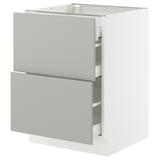 SEKTION / MAXIMERA Base cab with 2 fronts/3 drawers