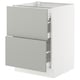 SEKTION / MAXIMERA Base cab with 2 fronts/3 drawers