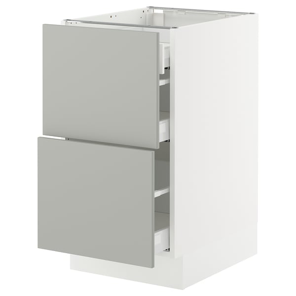 SEKTION / MAXIMERA Base cab with 2 fronts/3 drawers