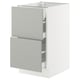 SEKTION / MAXIMERA Base cab with 2 fronts/3 drawers