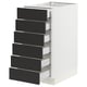 SEKTION / MAXIMERA Base cabinet 6 fronts/6 low drawers