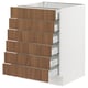 SEKTION / MAXIMERA Base cabinet 6 fronts/6 low drawers
