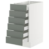 SEKTION / MAXIMERA Base cabinet 6 fronts/6 low drawers