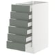 SEKTION / MAXIMERA Base cabinet 6 fronts/6 low drawers