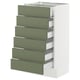 SEKTION / MAXIMERA Base cabinet 6 fronts/6 low drawers