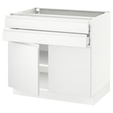 SEKTION / MAXIMERA Base cabinet w 2 doors/2 drawers
