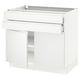 SEKTION / MAXIMERA Base cabinet w 2 doors/2 drawers