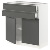 SEKTION / MAXIMERA Base cabinet w 2 doors/2 drawers