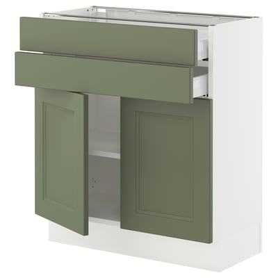 SEKTION / MAXIMERA Base cabinet w 2 doors/2 drawers