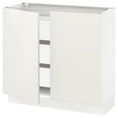 SEKTION / MAXIMERA Base cabinet w 2 doors/3 drawers