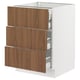 SEKTION / MAXIMERA Base cabinet w 3 fronts/4 drawers