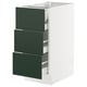 SEKTION / MAXIMERA Base cabinet w 3 fronts/4 drawers