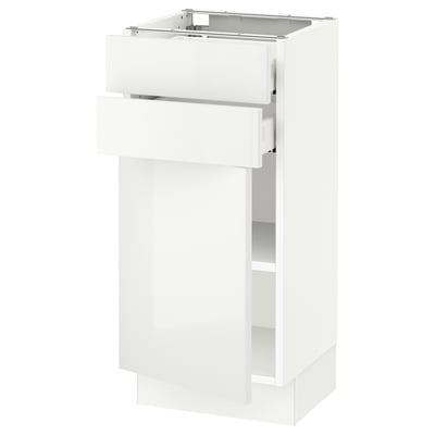 SEKTION / MAXIMERA Base cabinet w door/2 drawers