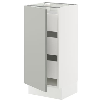 SEKTION / MAXIMERA Base cabinet with 1 door/3 drawers
