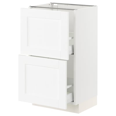 SEKTION / MAXIMERA Base cabinet with 2 drawers