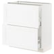 SEKTION / MAXIMERA Base cabinet with 2 drawers