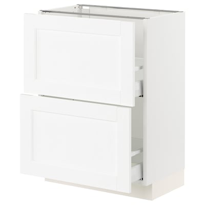 SEKTION / MAXIMERA Base cabinet with 2 drawers
