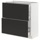 SEKTION / MAXIMERA Base cabinet with 2 drawers