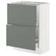 SEKTION / MAXIMERA Base cabinet with 2 drawers
