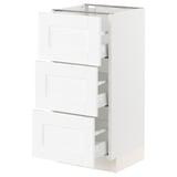 SEKTION / MAXIMERA Base cabinet with 3 drawers