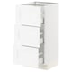 SEKTION / MAXIMERA Base cabinet with 3 drawers