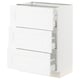 Option: SEKTION / MAXIMERA Base cabinet with 3 drawers