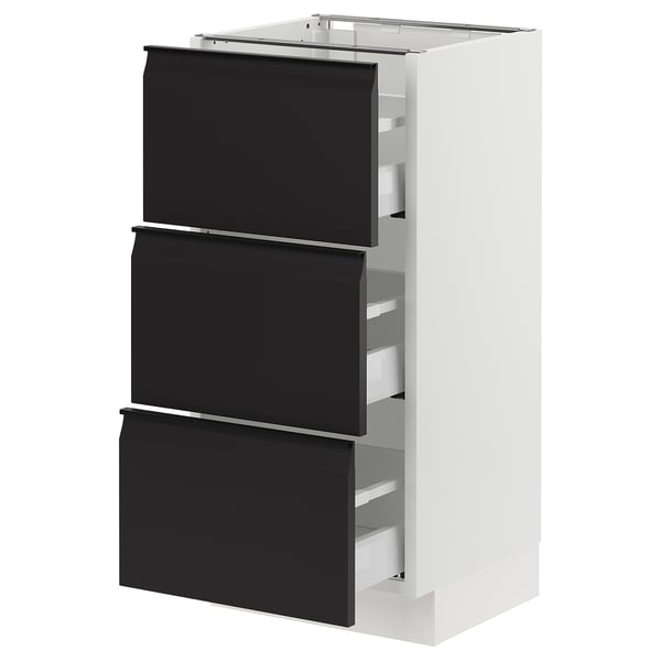 SEKTION / MAXIMERA Base cabinet with 3 drawers