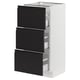 SEKTION / MAXIMERA Base cabinet with 3 drawers