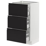 SEKTION / MAXIMERA Base cabinet with 3 drawers