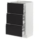 SEKTION / MAXIMERA Base cabinet with 3 drawers