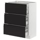 SEKTION / MAXIMERA Base cabinet with 3 drawers
