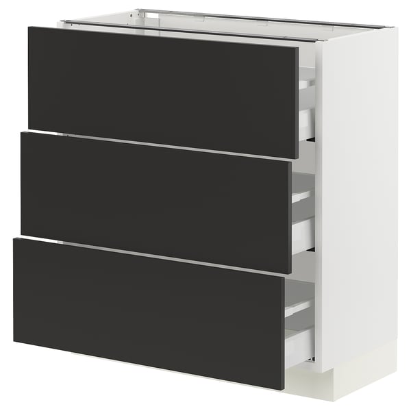 SEKTION / MAXIMERA Base cabinet with 3 drawers