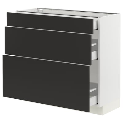 SEKTION / MAXIMERA Base cabinet with 3 drawers
