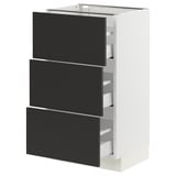 SEKTION / MAXIMERA Base cabinet with 3 drawers