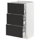 SEKTION / MAXIMERA Base cabinet with 3 drawers