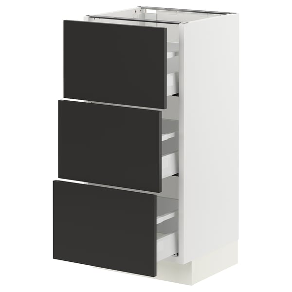 SEKTION / MAXIMERA Base cabinet with 3 drawers